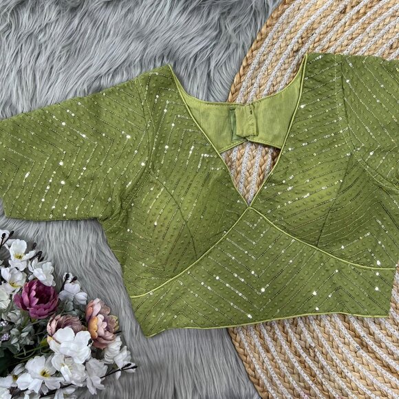 Fancy Partywear Blouse - Picture 12 of 13